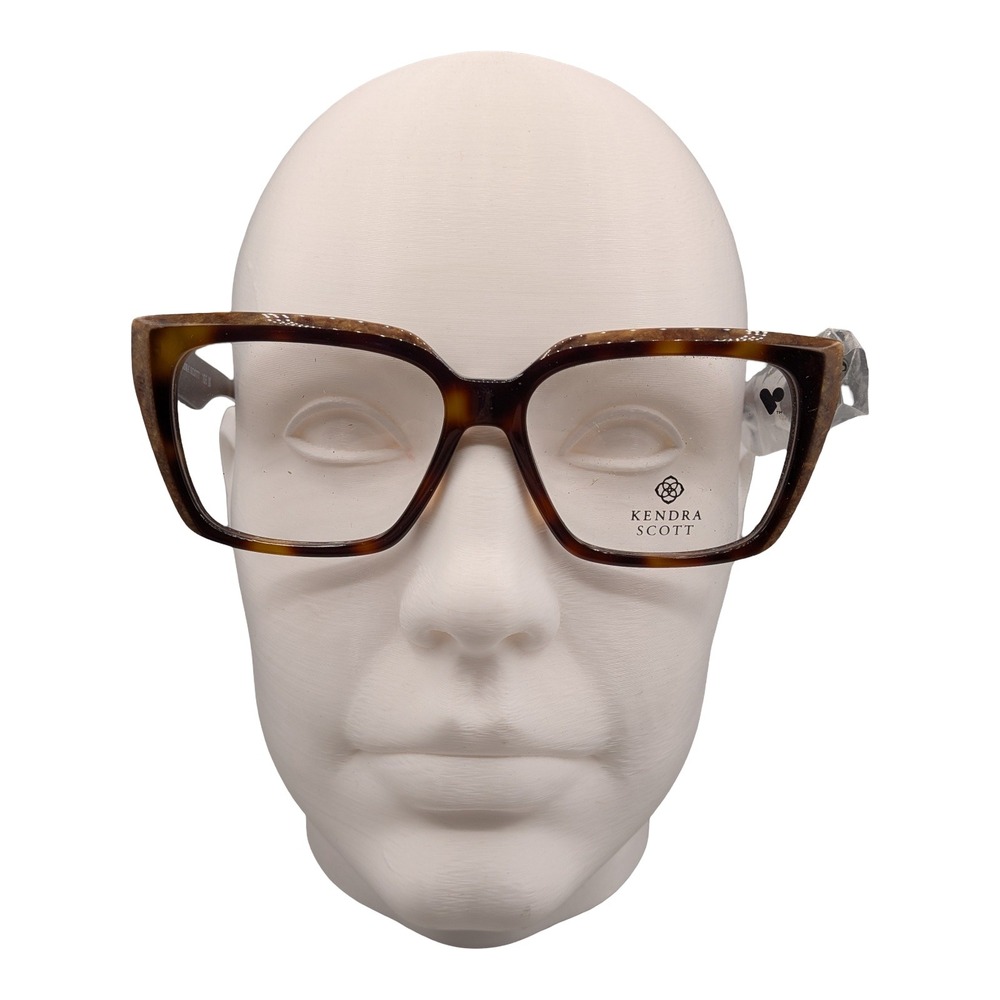 Kendra Scott KE2604 218 Tortoise Marble Light Brown Eyeglasses 57-15-145